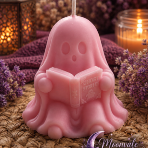 A ghostly tale candle